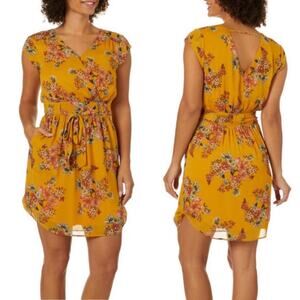 NWT DR2 Daniel Rainn Floral Print Wrap Dress